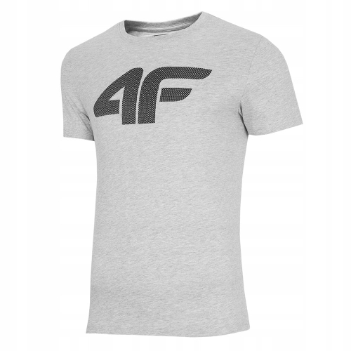 4F T-shirt Koszulka Męska Sportowa TTSHM537 Szara