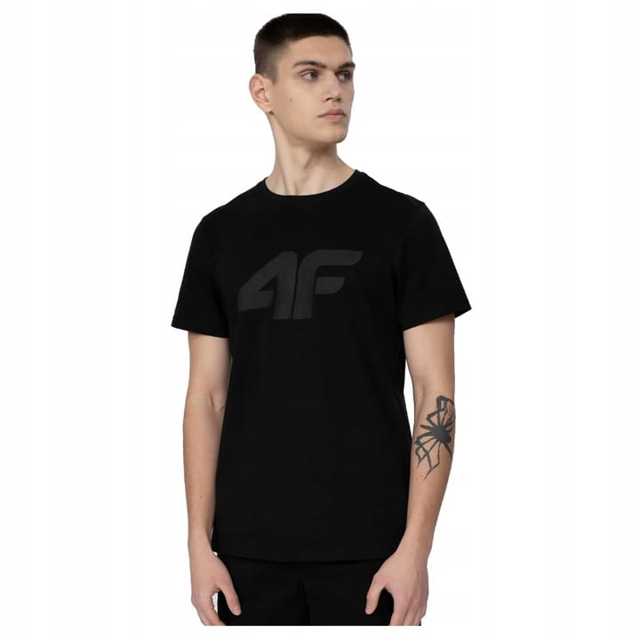 4F-T-shirt-Koszulka-Meska-CZARNA-LOGO-XL-EAN-GTIN-5904698055593.jpg