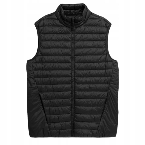 4F Kamizelka Męska Bezrękawnik TDJAM082 Czarna