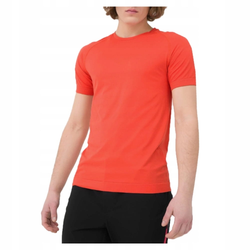 4F T-shirt Czerwony TFTSM141 Trekkingowy na Model
