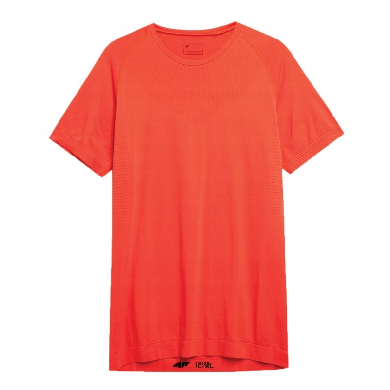 4F T-shirt Czerwony TFTSM141 Trekkingowy