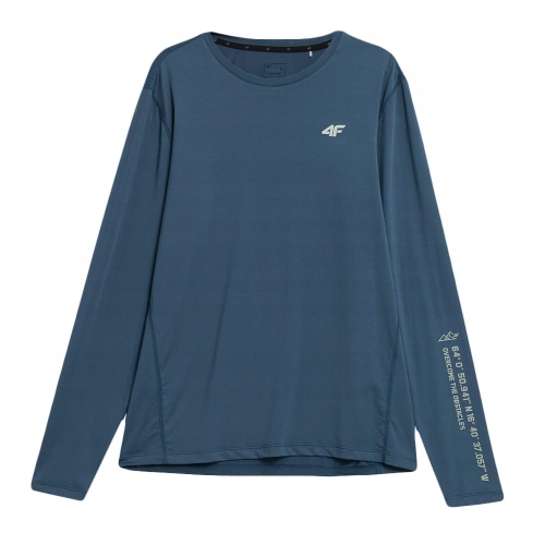 4F BluzkaSzybkoschnąca Longsleeve TFLOM081 Granatowa