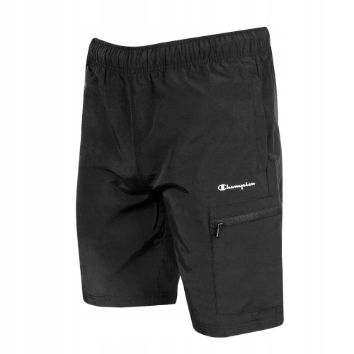 CHAMPION Krótkie Spodenki z Kieszeniami 218699 CZARNE