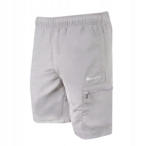 CHAMPION Krótkie Spodenki z Kieszeniami 218699 SZARE