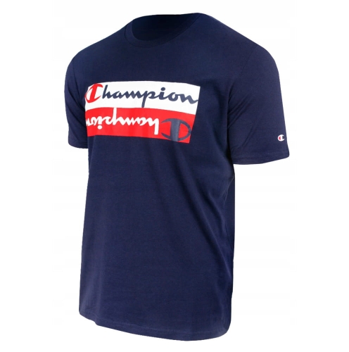 Koszulka T-shirt Champion 218562 Granatowa