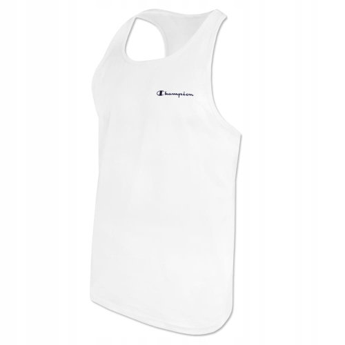 CHAMPION Tank Top BEZRĘKAWNIK Męski 218541 Biały