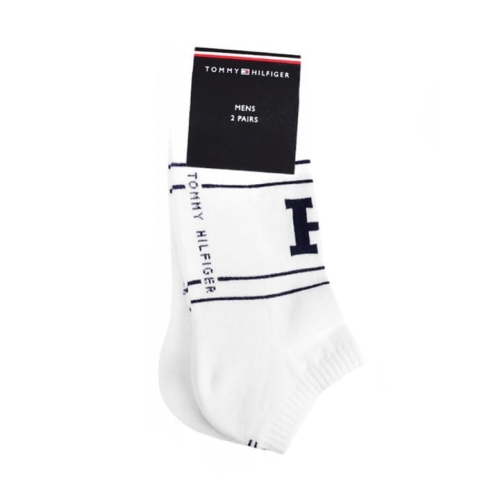 TOMMY HILFIGER Skarpety Męskie 701224100 Białe
