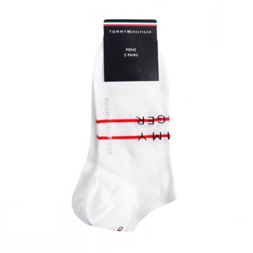 TOMMY HILFIGER Skarpety Męskie 701222188 Białe