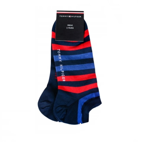TOMMY HILFIGER Skarpety Męskie382000001 RED/NAVY 2 pary