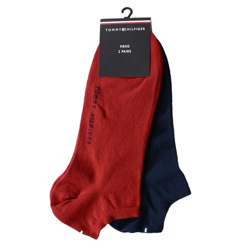 TOMMY HILFIGER Skarpety Męskie 342023001 Czerwone