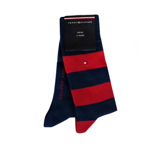 TOMMY HILFIGER Skarpety Męskie 342021001 Czerwone