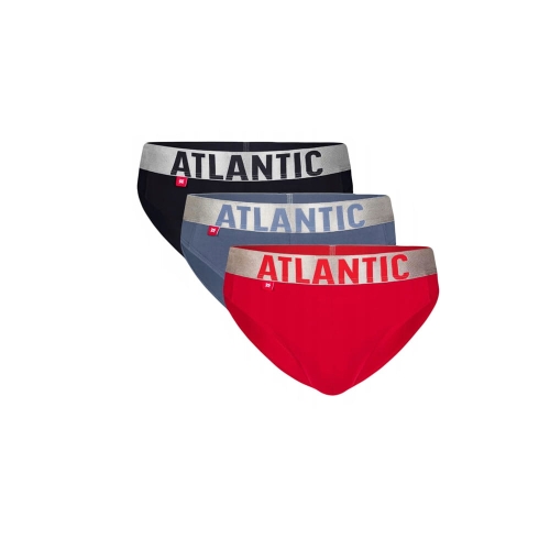 ATLANTIC Slipy Męskie 3SMP-130 Czerwone