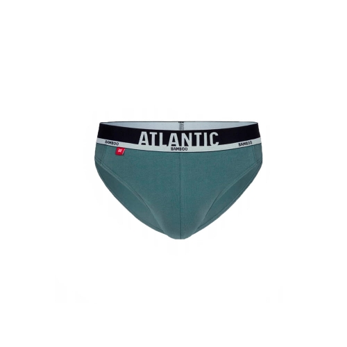 ATLANTIC Slipy Męskie Bambus MP-1565 Szmaragdowe