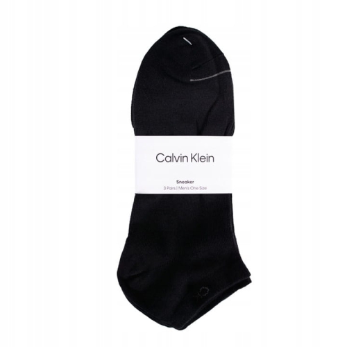 CALVIN KLEIN Skarpety 701218718 Męskie Czarne 3p. ONE SIZE