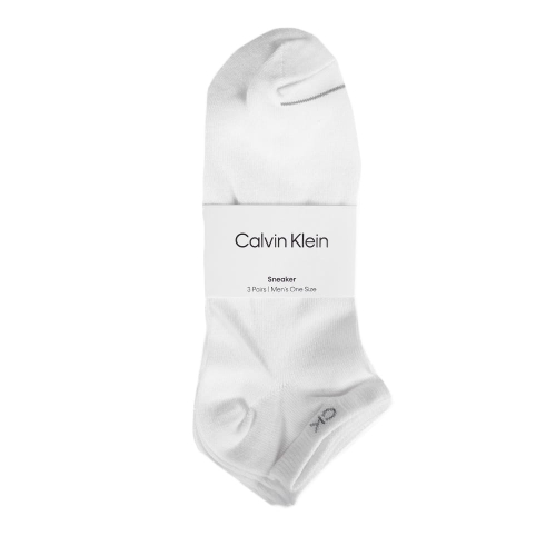 CALVIN KLEIN Skarpety 701218718 Męskie Białe 3p. ONE SIZE