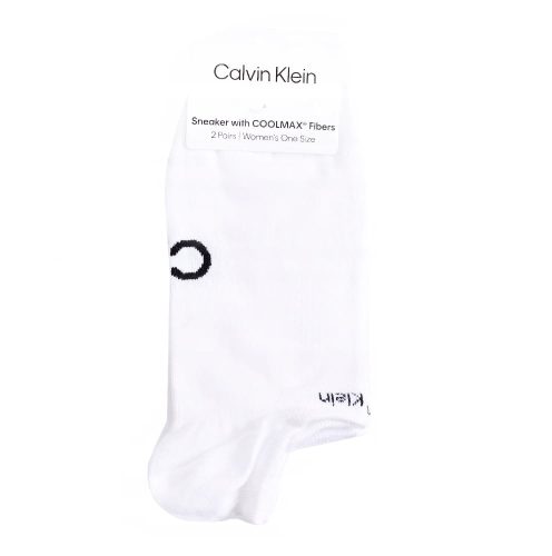 CALVIN KLEIN Skarpety Damskie 2p. 701218774 ONE SIZE Białe