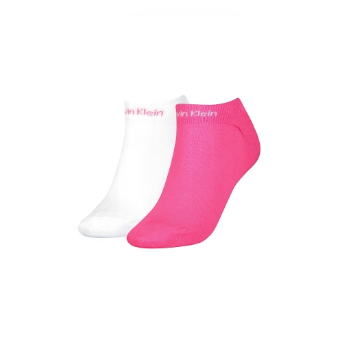 CALVIN KLEIN Skarpety Damskie 2p. 701218774 ONE SIZE Róż