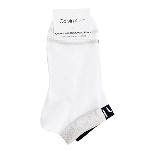 CALVIN KLEIN Skarpety Damskie 701218775 ONE SIZE 2p. Białe