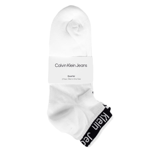 CALVIN KLEIN Skarpety Męskie 2 pary 701223257 ONE SIZE Białe