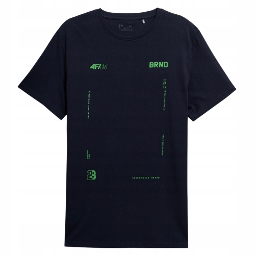 Koszulka T-shirt 4F TTSHM311 Granatowa