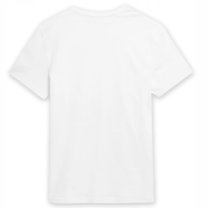 4F T-shirt Koszulka TTSHM297 Biała z tyłu