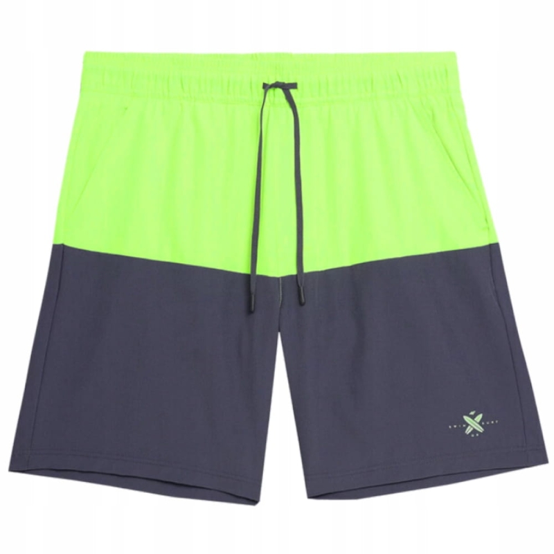 4F Spodenki Kąpielowe Męskie Szorty UBDSM030 Zielony Neon