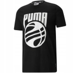 PUMA Koszulka Męska T-SHIRT 53859801 Posterize Czarna