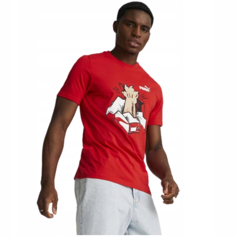 PUMA-Koszulka-Meska-T-SHIRT-Graphics-Czerwona-L-Dekolt-okragly.jpg