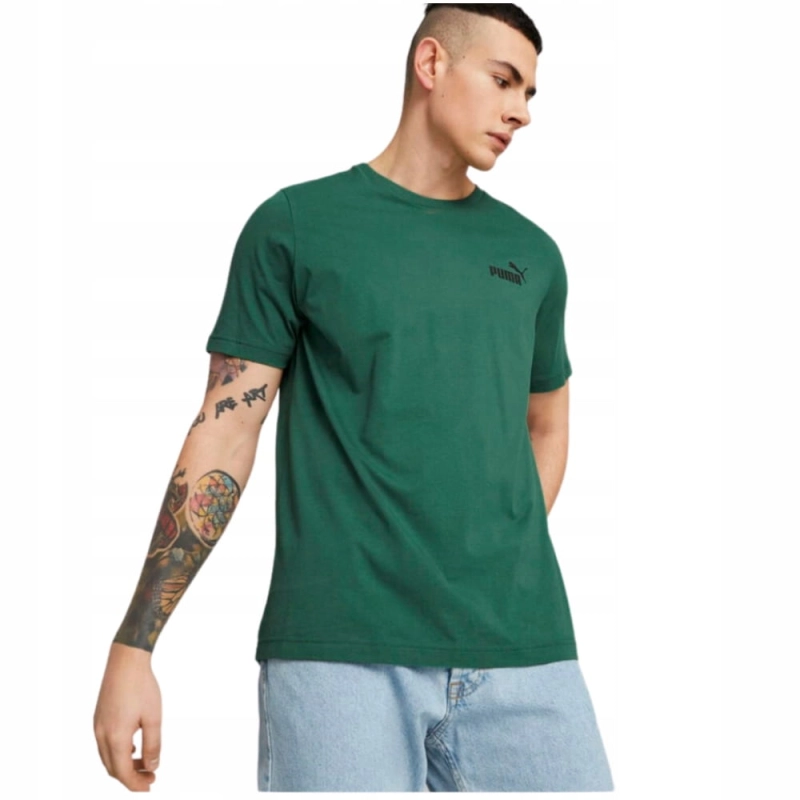 PUMA-Koszulka-Meska-T-SHIRT-Small-Logo-Zielona-3XL-Dekolt-okragly.jpg