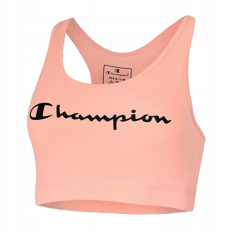 CHAMPION Top Stanik Sportowy Racerback Brzoskwiniowy
