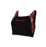 CHAMPION Top Stanik Sportowy Square Neck 115026 Czarny