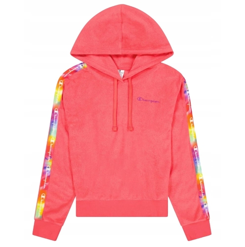 Bluza Damska 114997 z kapturem Różowa