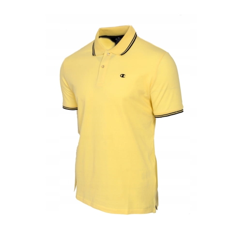 CHAMPION Koszulka Męska Polo 217496 Żółta