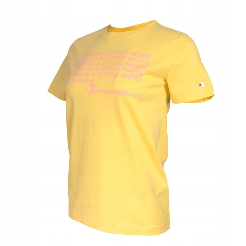 CHAMPION Koszulka Damska 114884 Żółta