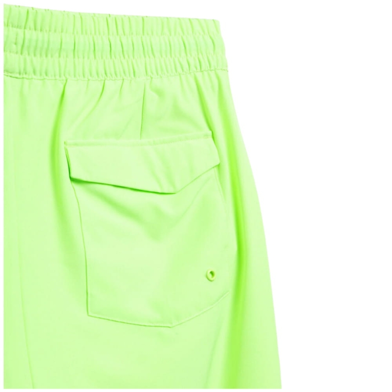 Zbliżenie na Spodenki Kąpielowe Męskie 4F Szorty UBDSM022 Zielone Neonowe