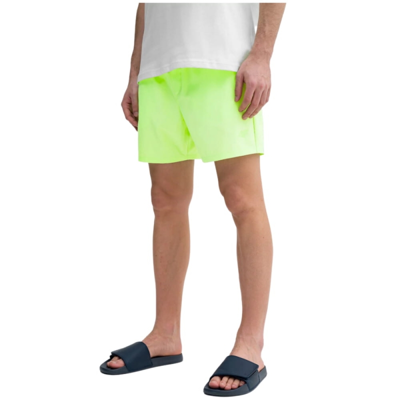 4F Spodenki Kąpielowe Męskie Szorty UBDSM022 Zielone Neonowe Model