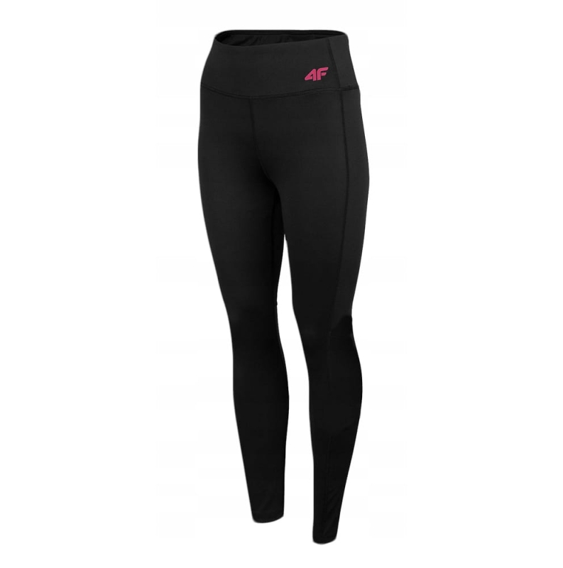 4F Legginsy Treningowe Damskie SPDF013 Czarne