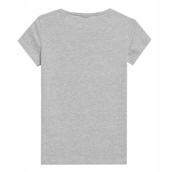 4F T-shirt Koszulka Damska TSD350 SZARA z tyłu