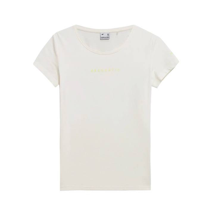 4F T-shirt Koszulka Damska TSD029 Kremowa