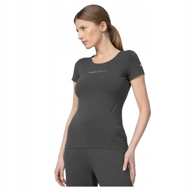 4F T-shirt Koszulka Damska TSD029 Antracyt Model