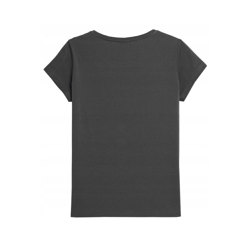 4F T-shirt Koszulka Damska TSD032 Antracyt z tyłu
