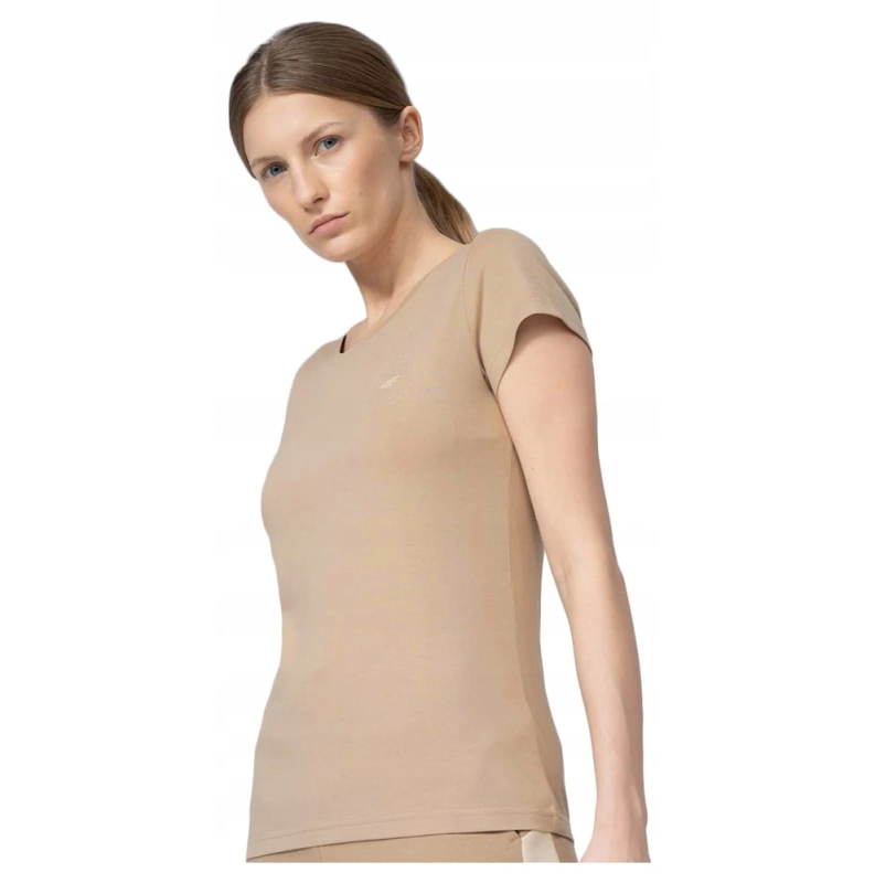 4F-T-shirt-Koszulka-Damska-TSD033-Jasny-Braz-S-Rozmiar-S.jpg