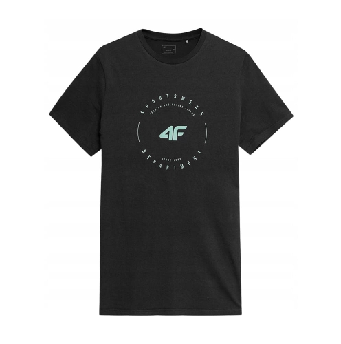 4F T-shirt Koszulka Męska TSM029 Czarna