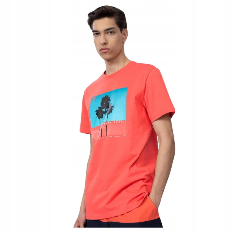 4F-T-shirt-Koszulka-Meska-TSM044-Koralowa-M-Rozmiar-M.jpg