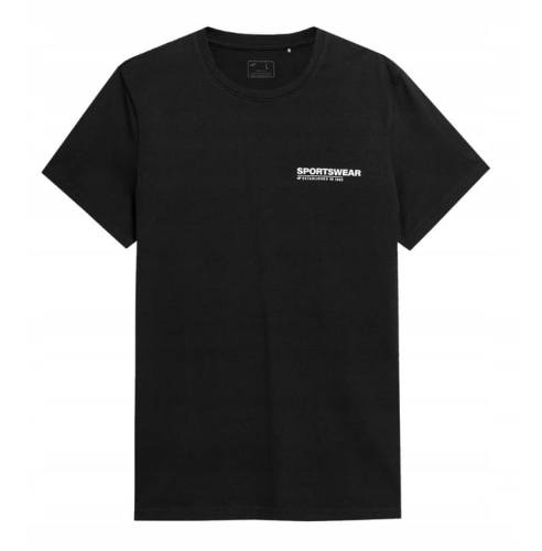4F T-shirt Koszulka Męska TSM052 Czarna