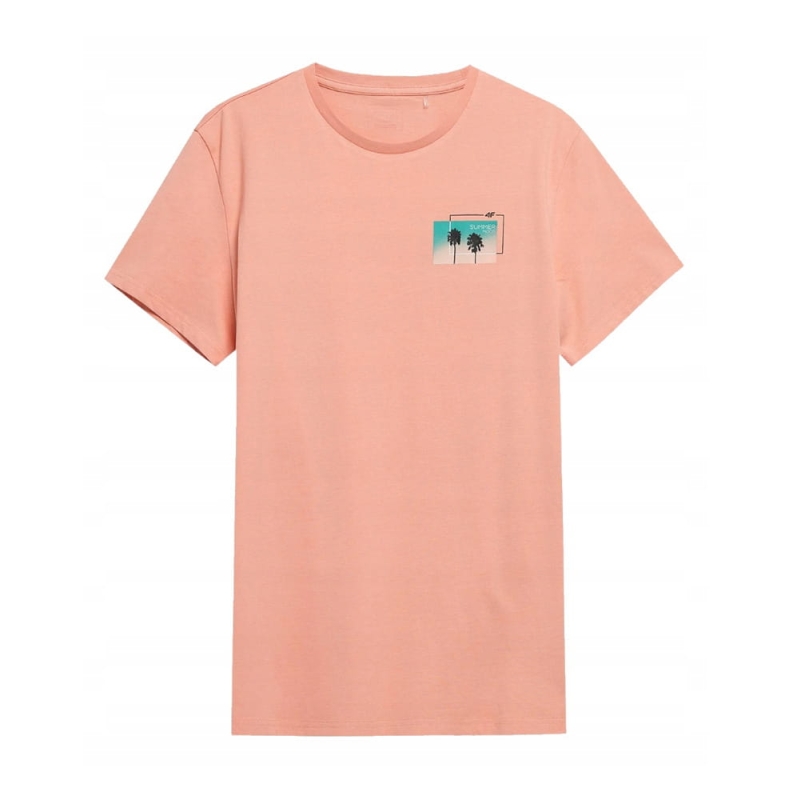 4F T-shirt Koszulka Meska TSM043 LOSOSIOWA