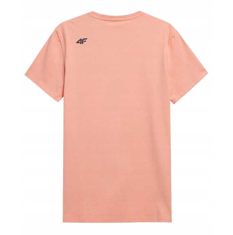 4F T-shirt Koszulka Meska TSM043 LOSOSIOWA z tyłu