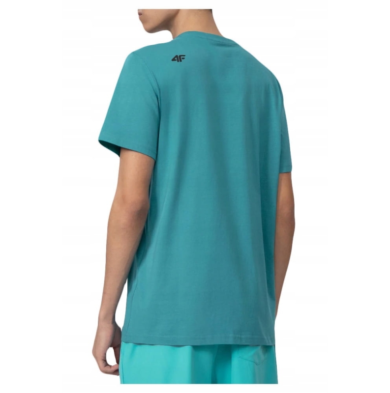4F-T-shirt-Koszulka-Meska-TSM043-TURKUS-XL-Model-TSM043.jpg