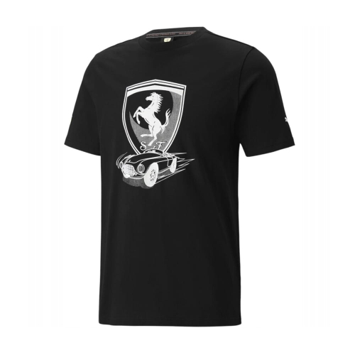 PUMA x FERRARI Koszulka Męska T-SHIRT 53818401 Czarna