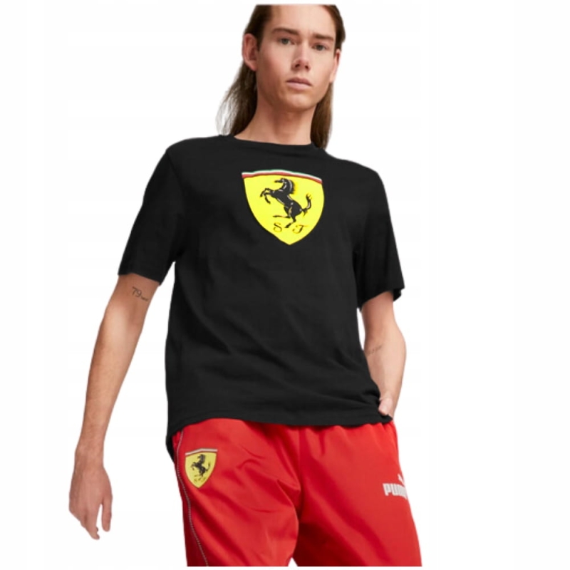 PUMA x FERRARI Koszulka Męska T-SHIRT 53817501 Czarna Model
